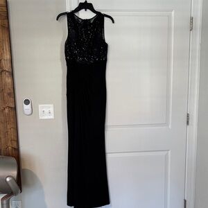 Eliza J Black Sequin Maxi Dress